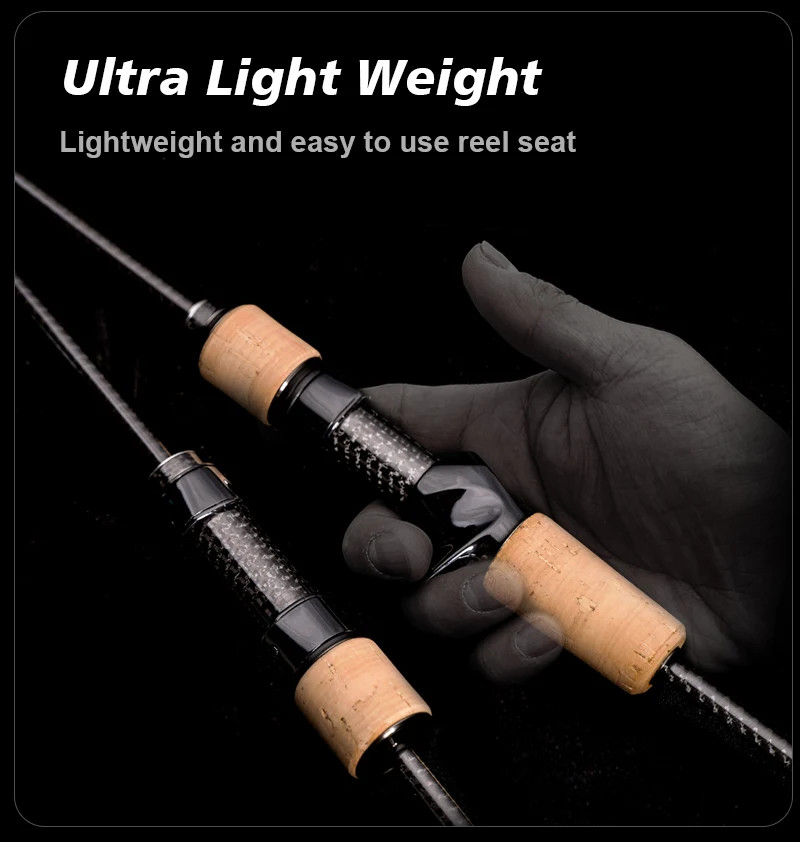 PURELURE Titanium-T XUL BFS Fishing Rod 5-6ft 0.5-6g Ultra Light Trout Bass