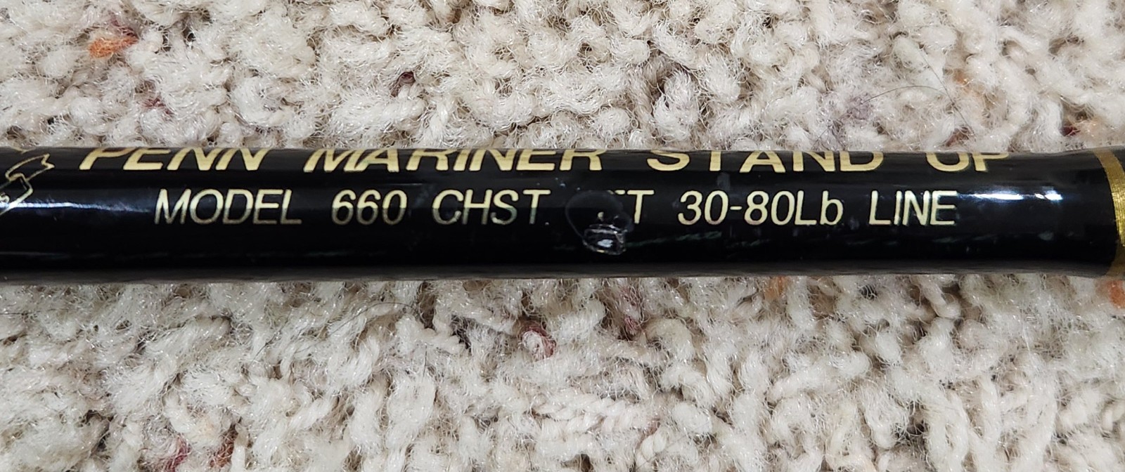 Penn Mariner Stand Up 660 CMST 6 ft Trolling Rod 30-80 lb Black Lot 3704