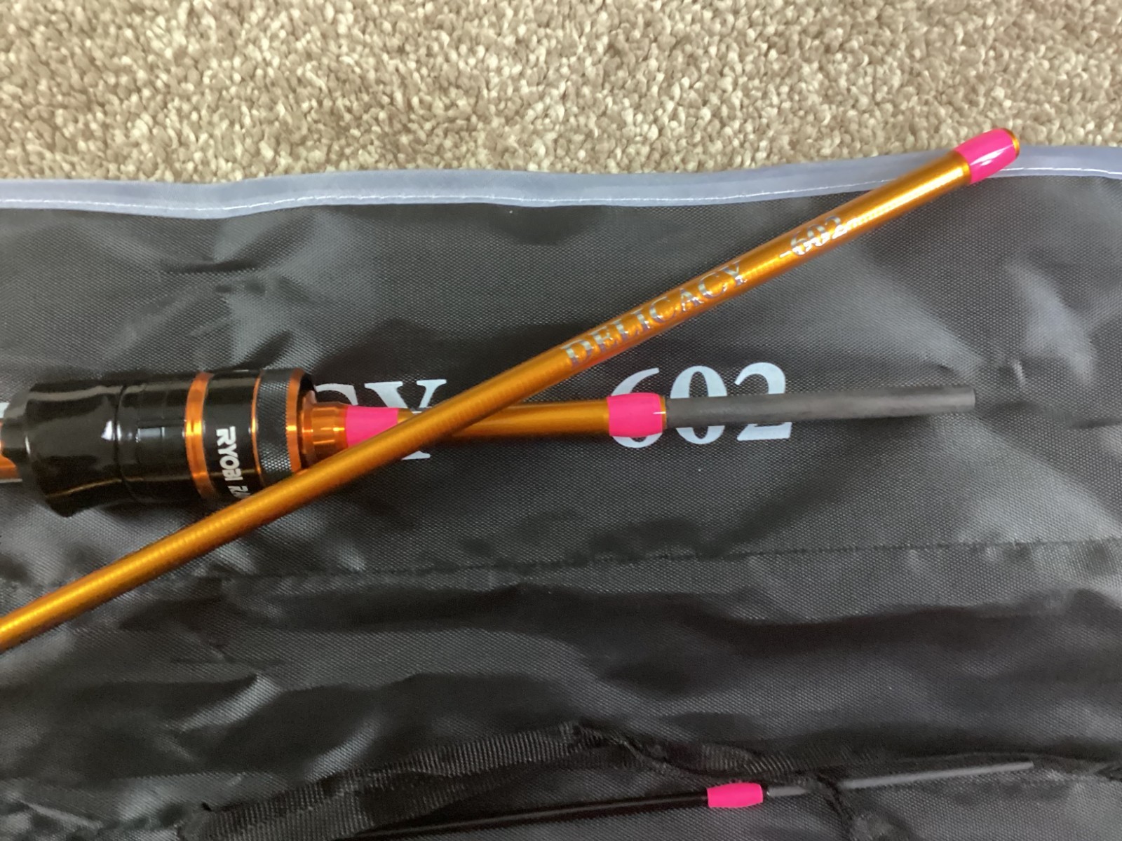 Ryobi Delicacy 662 6′ 6″ 4 pc. UL Travel Spinning Rod 4 piece (no.6)