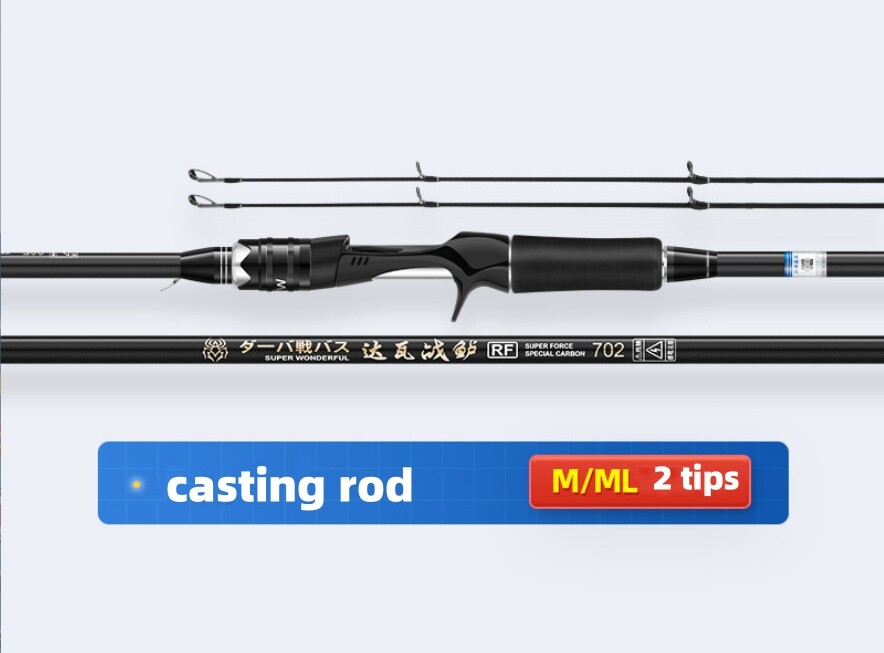 Fishing Rod 1.65m/1.8m Carbon Fiber Spinning Casting Fishing Pole Fast Trout Rod