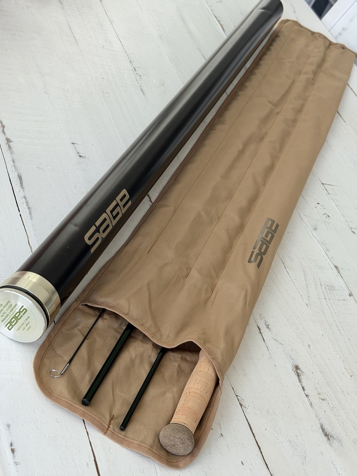 **BEAUTIFUL** 🔥 SAGE Z-AXIS Switch/Spey 8wt. 12’9”~4pc FlyRod!! ~LEGENDARY~ 🔥