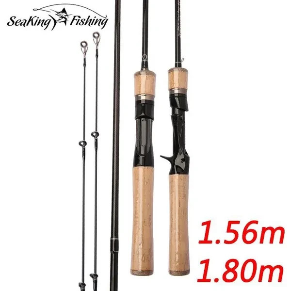 1.65M-1.8M fresh water fishing pole Carbon Fiber Ultralight Fishing Rod Fast Tro