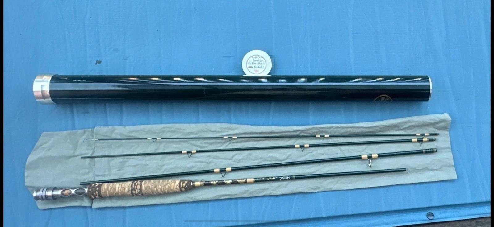 Custom R. L. Winston Boron IIIx 8’6” 4wt — Nickel Hardware — Hand Wrapped — Rare