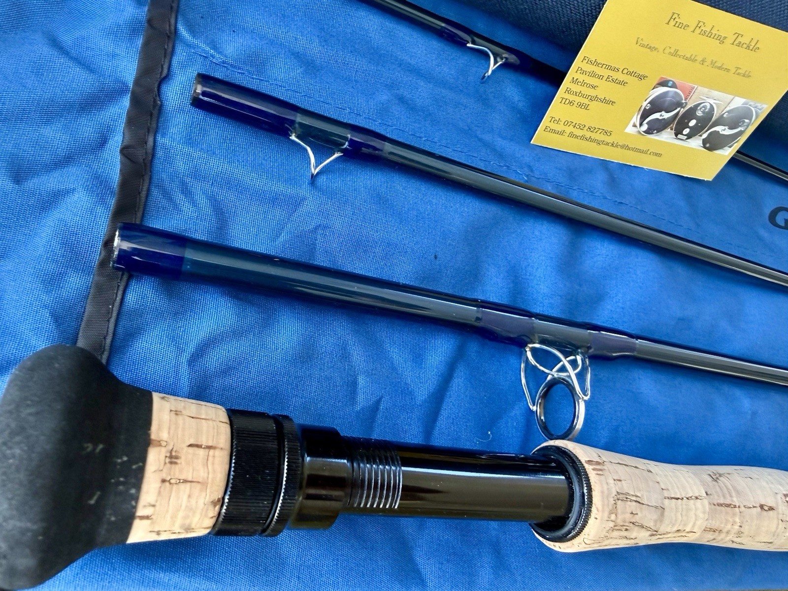 Greys Platinum 9 Foot #12 4 Piece Saltwater Fly Rod with Bag & Tube