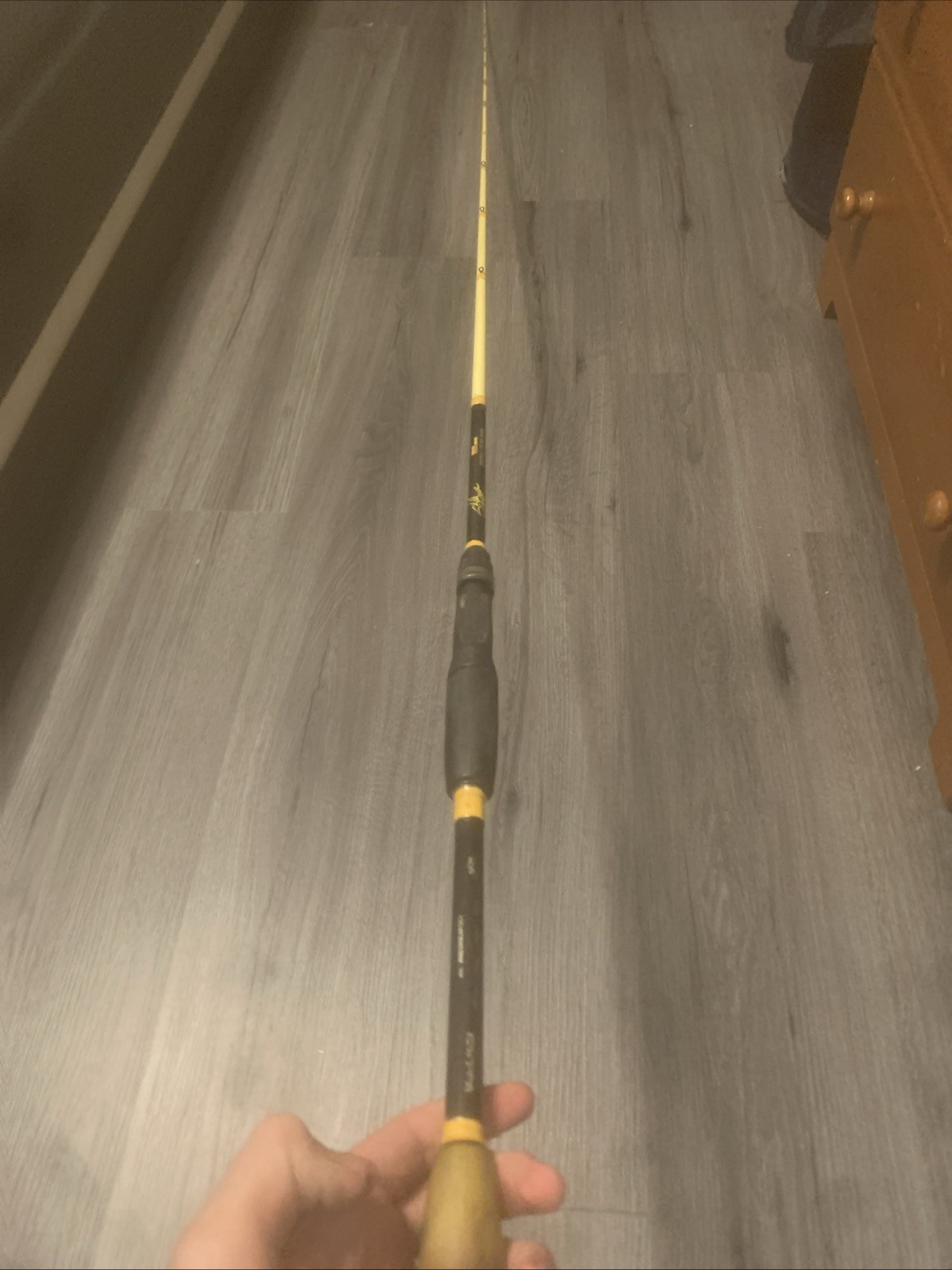 Vintage 7foot Fishing Rod Made In The USA 1 Pice In Good Condition