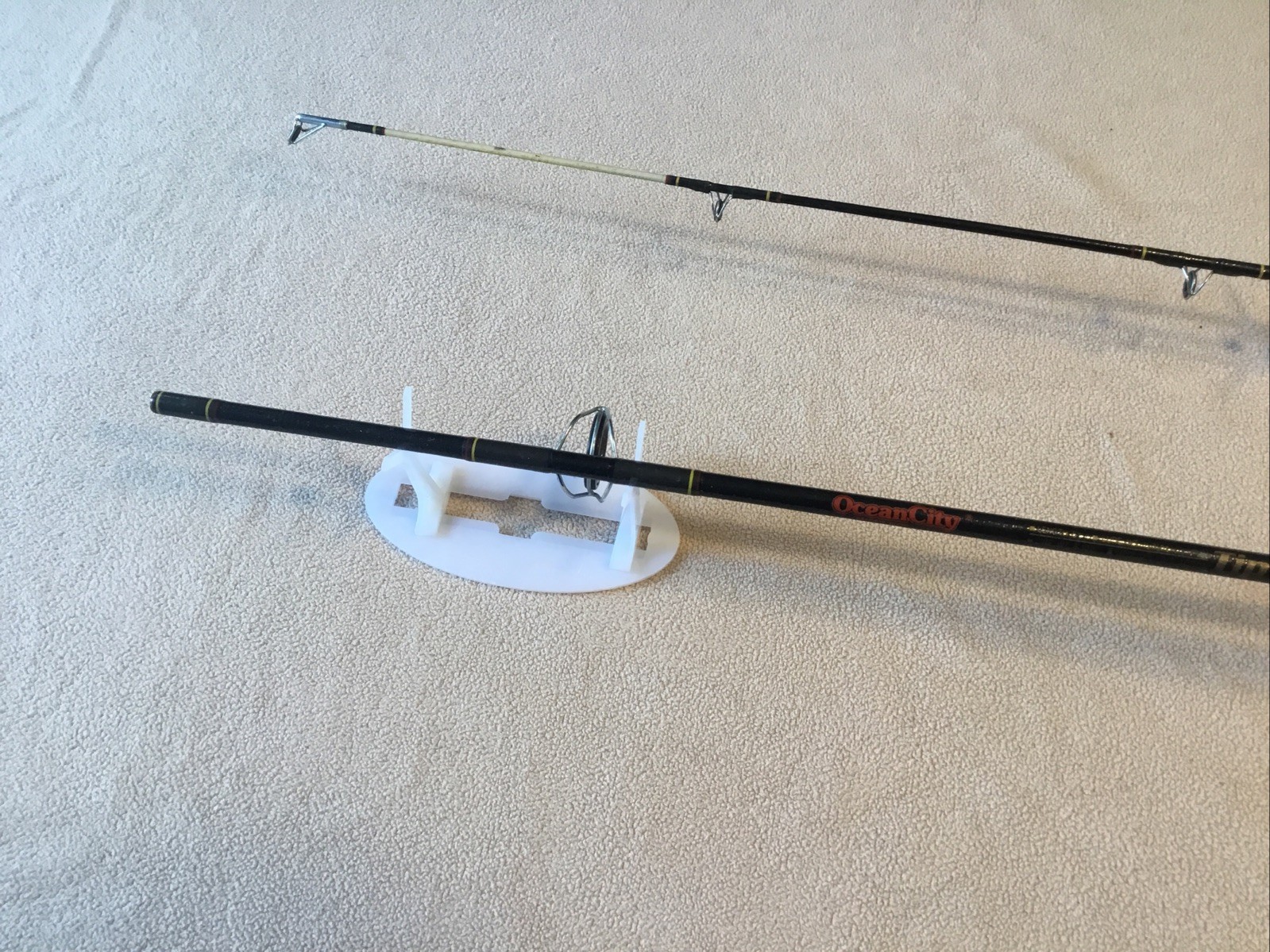Ocean City Tip- Tronix 52602B 6’ Med Action 2 Piece Fishing Rod.