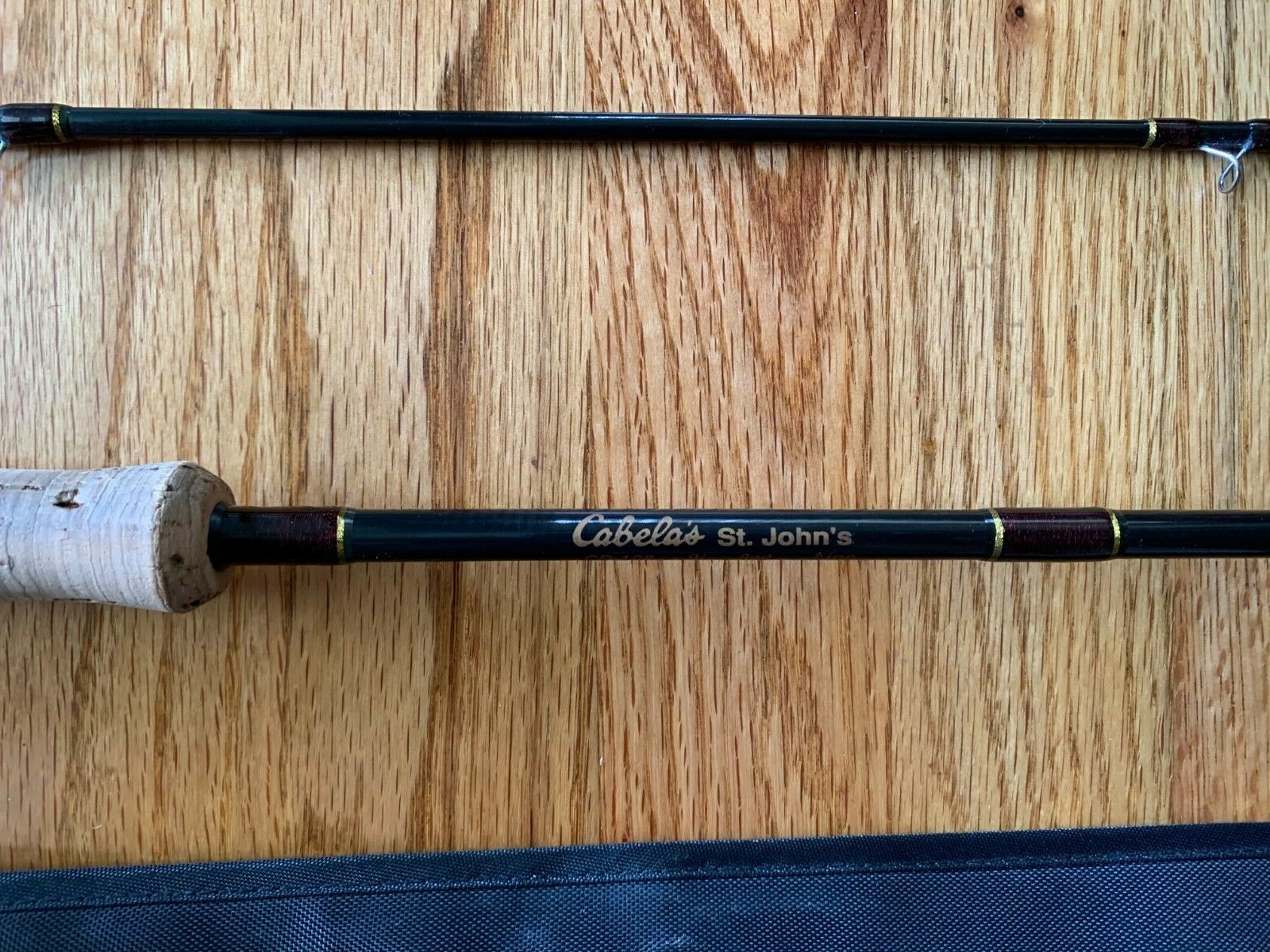 Cabelas St. Johns 9′ Fly Fishing Rod Model CB-128 with Sock