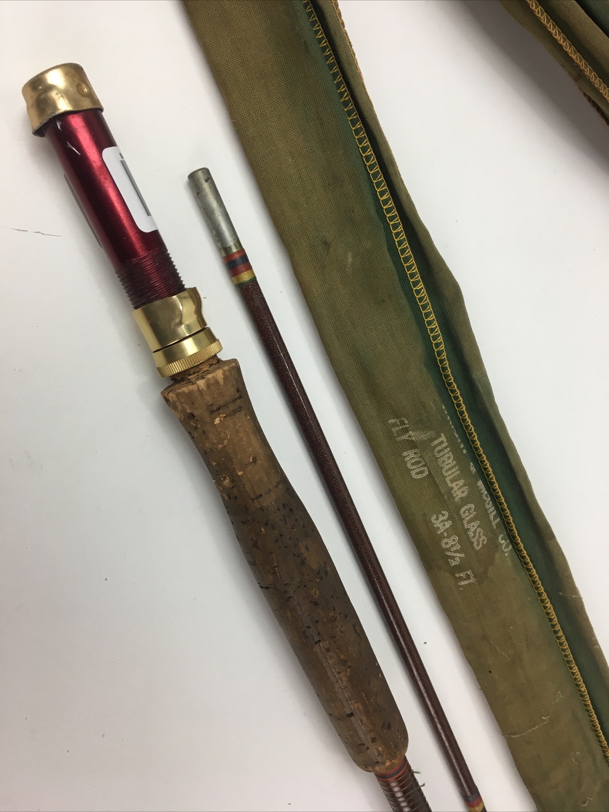 VINTAGE WRIGHT & McGILL HOLLOW GLASS 2 PIECE 3 – A 8 1/2′ Fly Rod DENVER CO