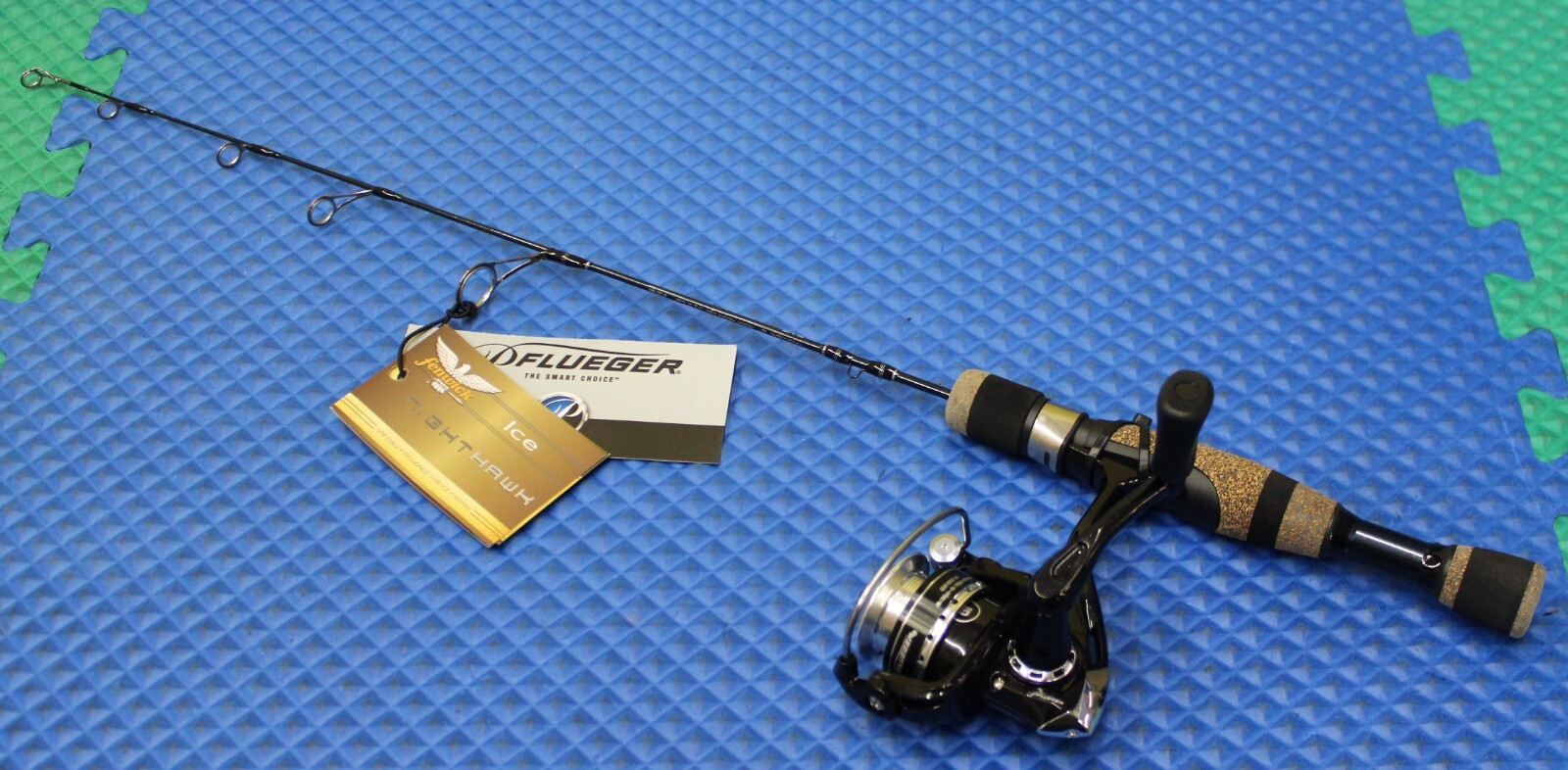 Fenwick Ice NightHawk w/Pflueger Reel Ice Fishing Combo CHOOSE YOUR MODEL!