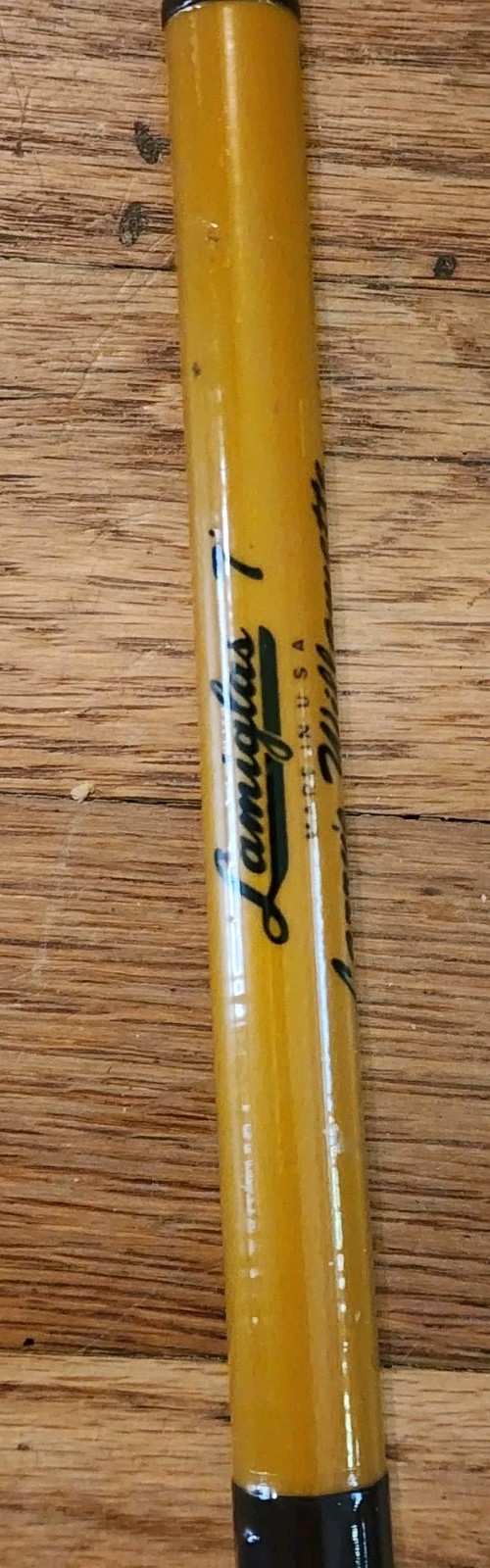 Near Mint Yellow Lamiglas 7 Custom Made 7’1″ 1pc Surf Or Trolling Rod Very Nice