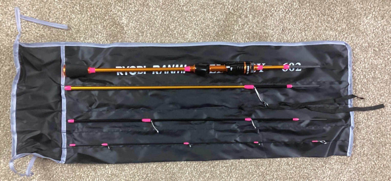 Ryobi Delicacy 662 6′ 6″ 4 pc. UL Travel Spinning Rod 4 piece (no.6)