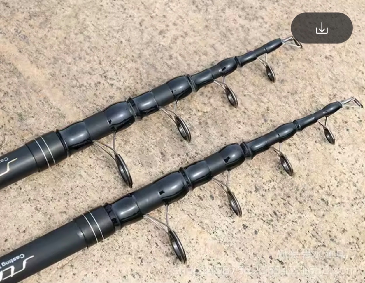 Telescopic Fishing Rod Sea Saltwater Freshwater Rods Extra Strong – Various