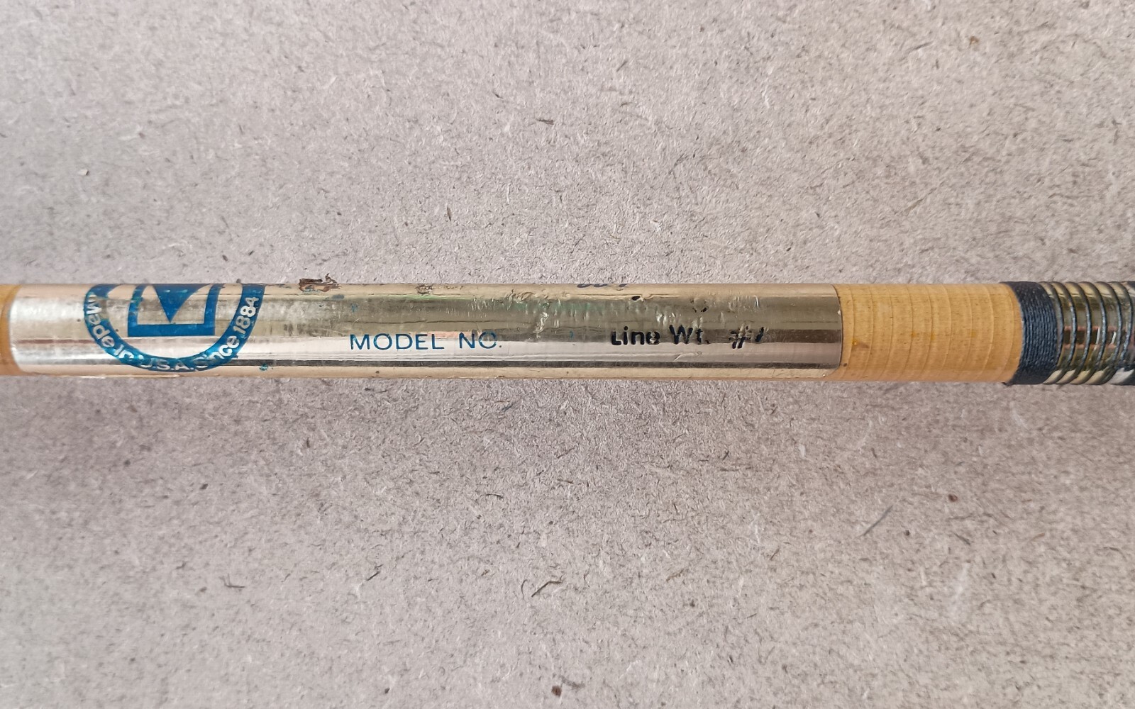 Vintage Martin “Tuffy” Model 3-016 Line Weight #7 Fly Rod 2-Piece 8 Ft