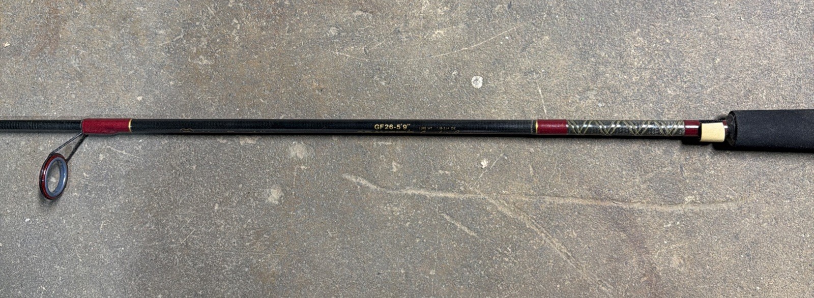 Vintage Berkley Grayfite GF26 5’9” Graphite Casting Rod 1/8-3/4oz