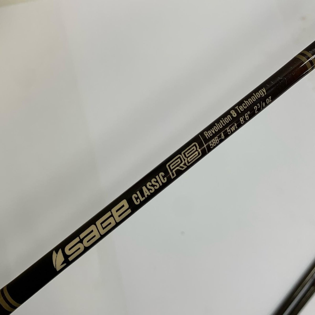 SAGE Fly Rod Classic R8 586-4 #5 8ft6inch 4 pieces Black Color Fly Fishing
