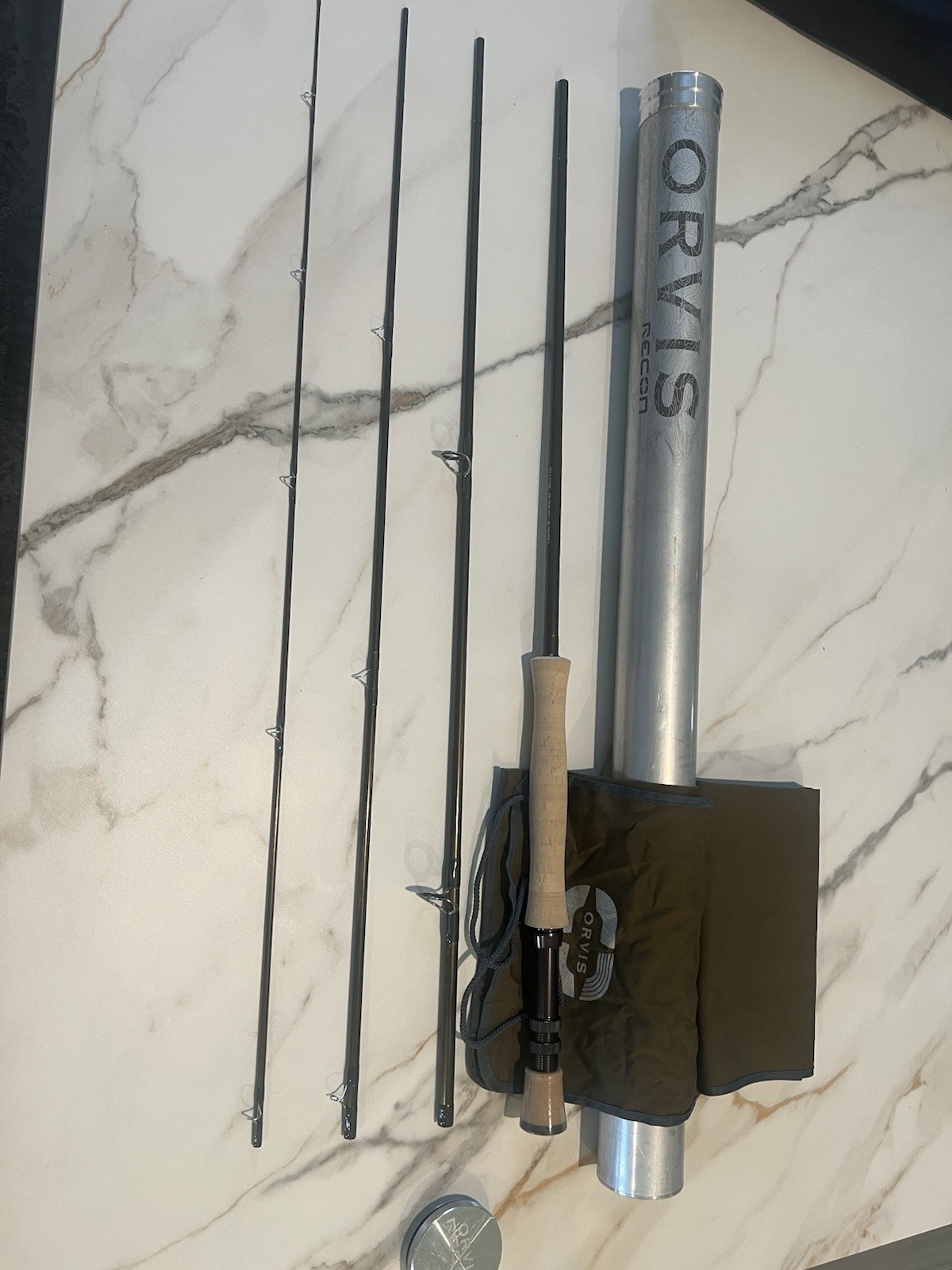 NEW Orvis Recon Fly Rod – 9’ 10WT – 4-Piece – 3 7/8 oz -Never Fished – USA Made