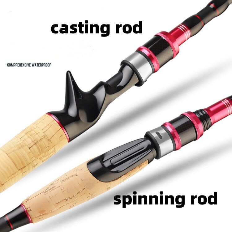 Carbon Casting Telescopic Fishing Rods 1.98m-2.7m Portable Poles Travel Spinning