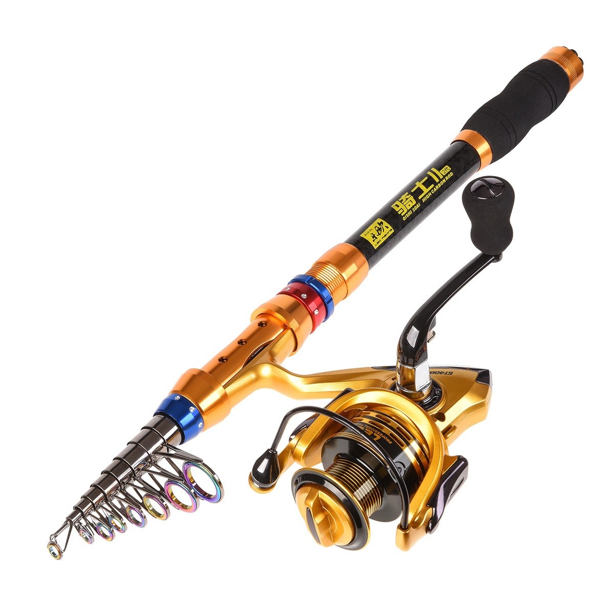 Fishing Rod Carbon Fiber 1.8M 2.1M 2.4M 2.7M 3.0M 3.6M Telescopic Fishing Rods