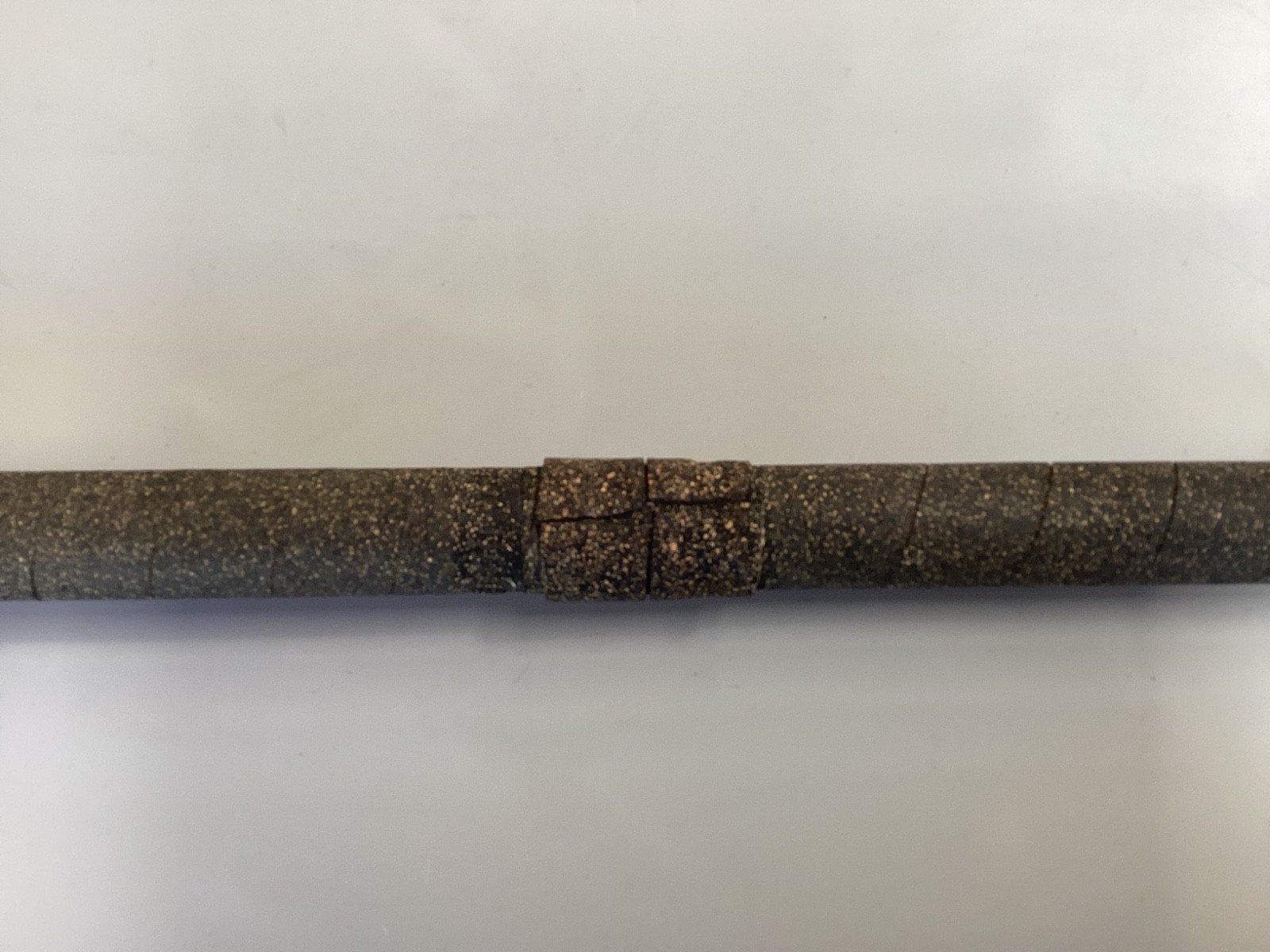 Rail fishing rod, jig stick 6 ft. fiberglass, one piece