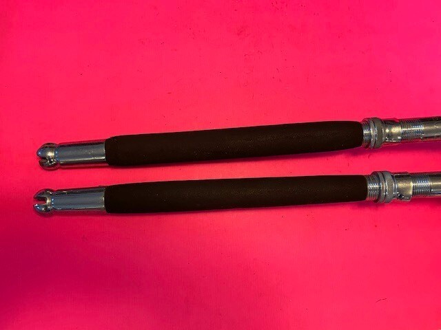 VINTAGE CUSTOM BUILT 7 FOOT IGFA 20 OR 30 POUND CLASS FISHING RODS MATCHING PAIR