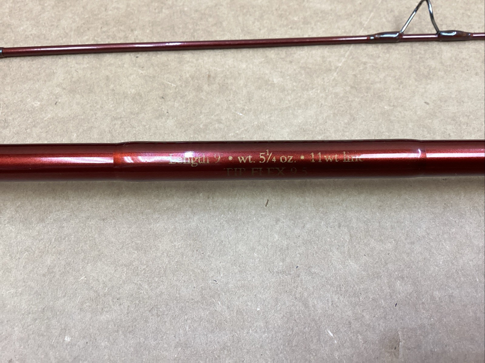 Orvis Zero Gravity 4 piece Tip Flex 9.5′ Line #11 Trout Fly Rod With Tube Superb