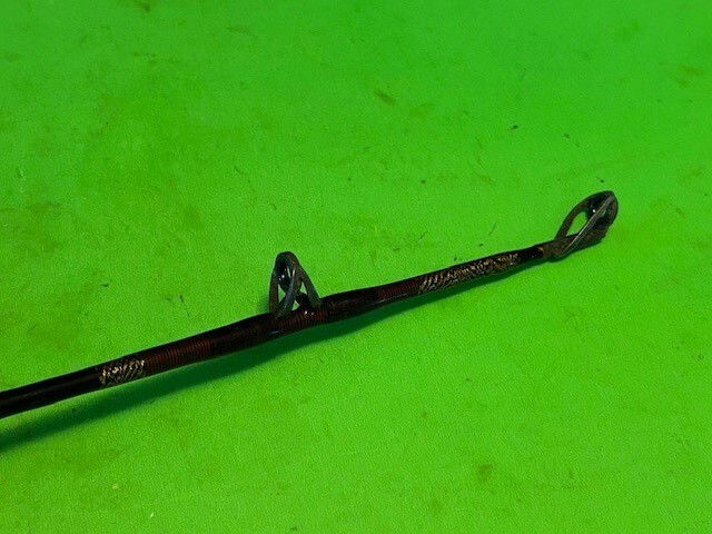 CUSTOM BUILT SABRE 6 FOOT 1 INCH 15 TO 50 POUND CLASS JIG STICK FISHING ROD FUJI