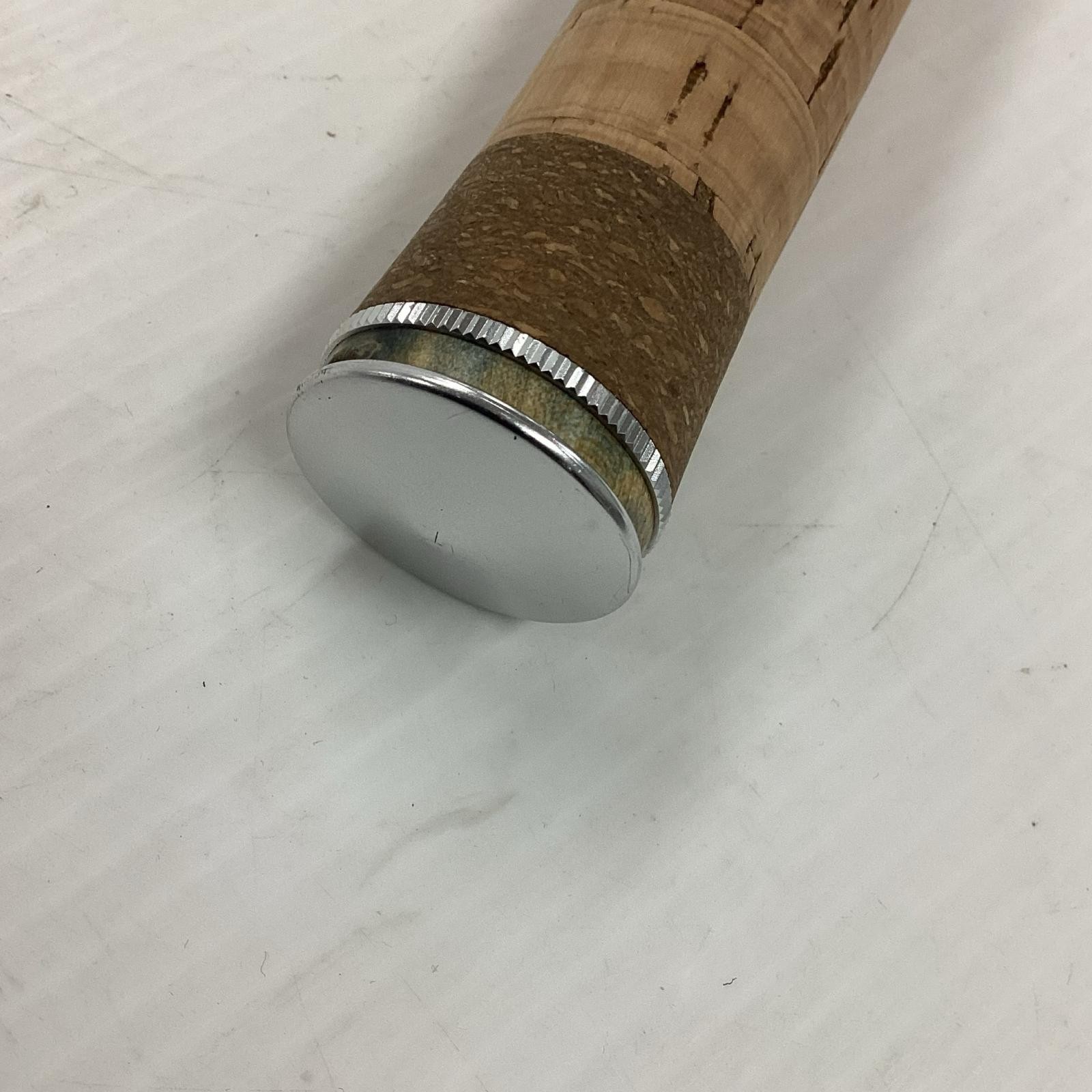 Casket Stabilized Wood Handle Fishing Rod Part A Rank Used Excellent Condition