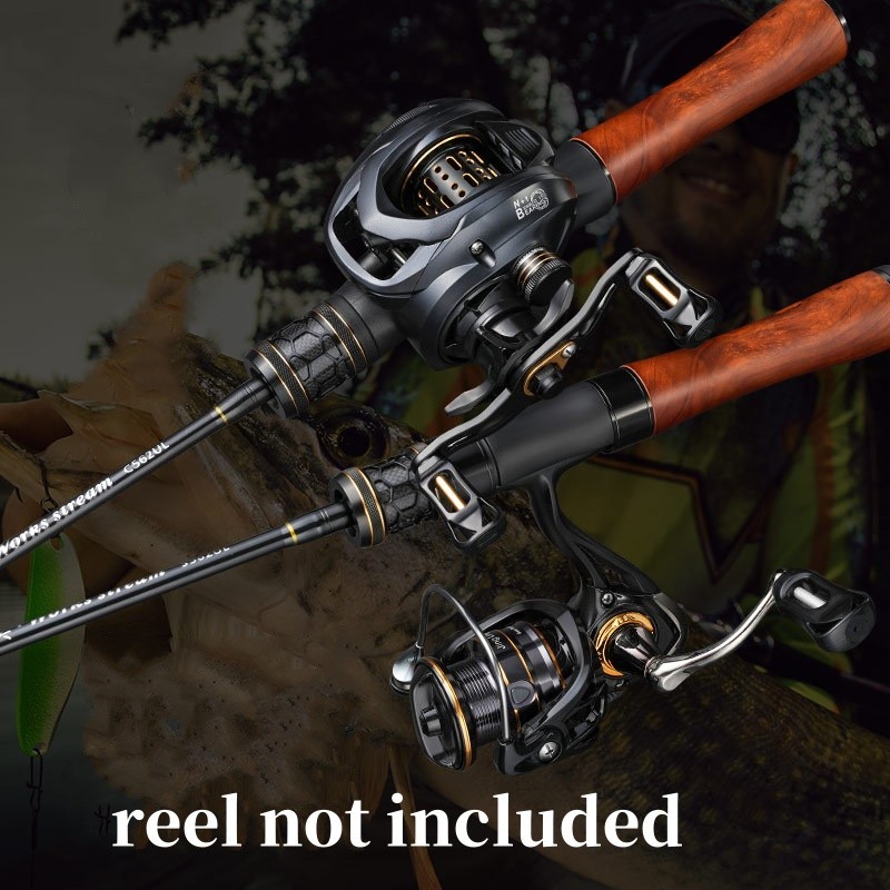 Lure Trout Fishing Rod Carbon Fiber Spinning/casting Rods Carp Poles 2 Sections