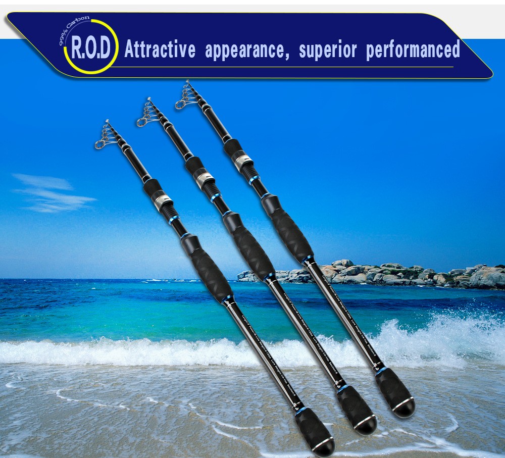 For Lure Fishing Carbon Fiber Fishing Rod Portable Fishing Rod Fishing Trip