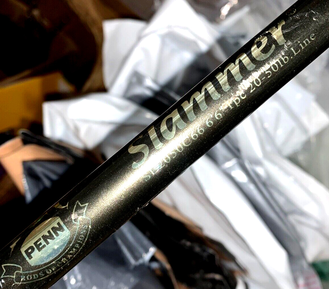 PENN SLAMMER ROD SL2050C66 – PERFECT FIT FOR PENN 4/0 SENATOR – 6’6″ 20-50 TEST
