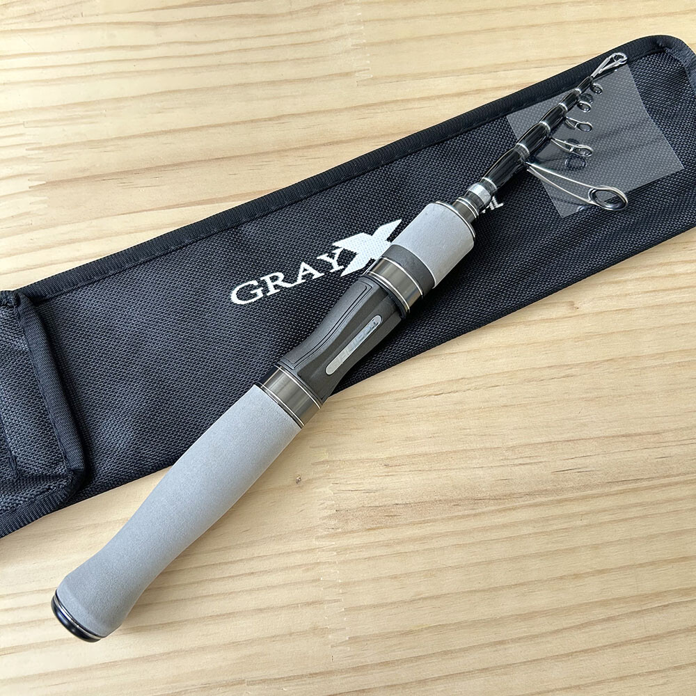 GRAYx Travel Spinning Rod 5ft 2-6lb Fast Telescopic Fishing Rod Carbon Trout