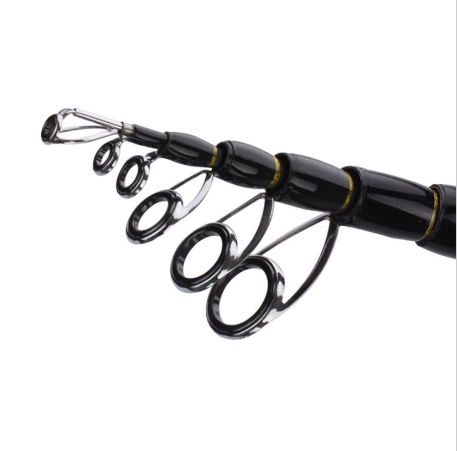 Telescopic Fishing Rods Spinning/Casting Rods 1.8M-2.7M Travel Carbon Fiber Pole