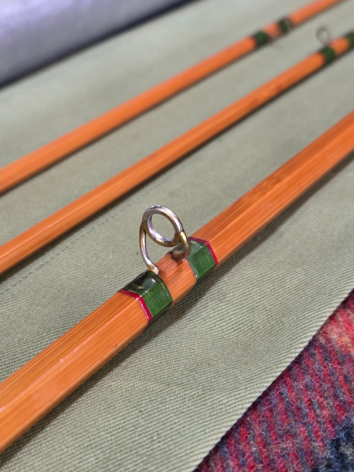 Pezon Michel Ritz Super Parabolic PPP ‘Long Cast’ Batault 8’7″ bamboo fly rod