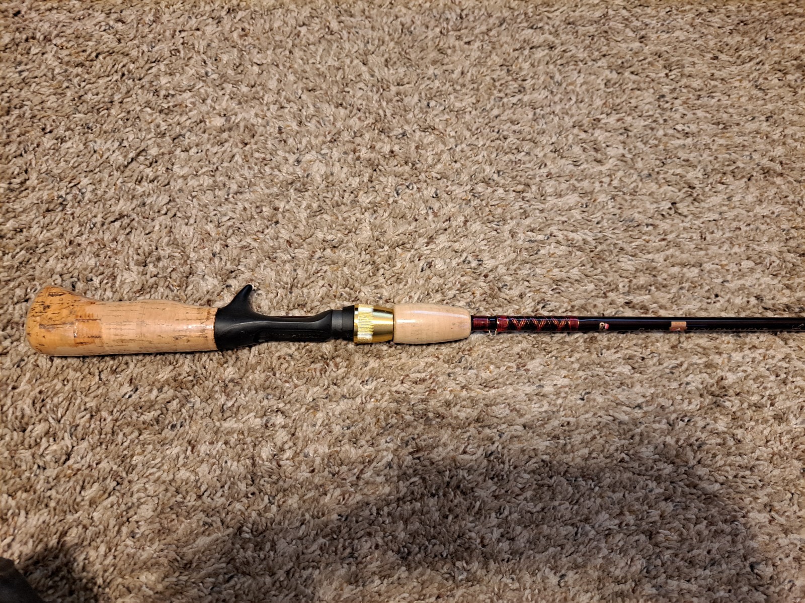 Abu Garcia Bass Tournament 5’6″ BTC56HP Larry Nixon Signed Fishing Rod NOS