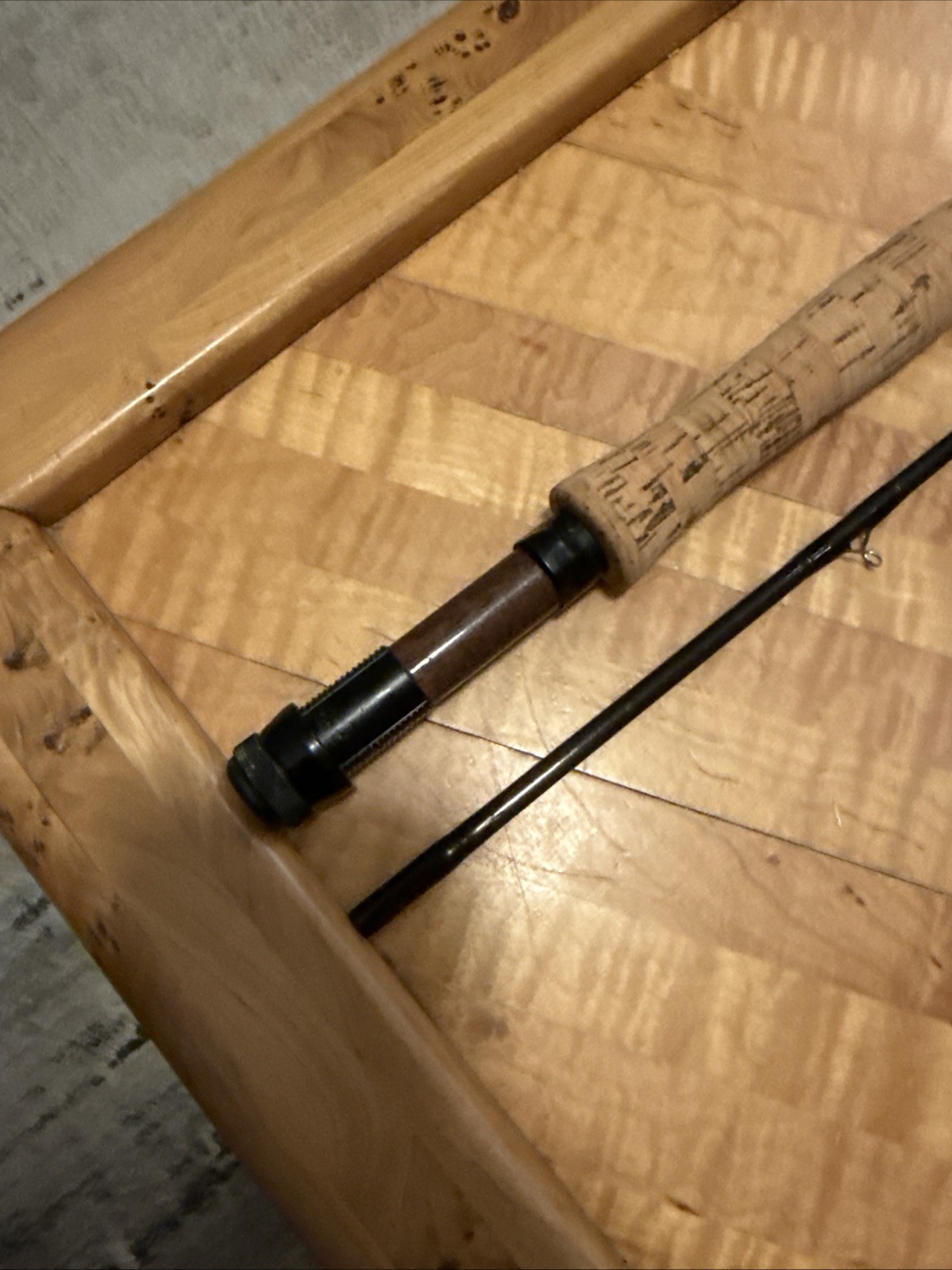 St Croix 4302 wt 5/6 Imperial Graphite XL 8′ 2pc Fly Rod near mint