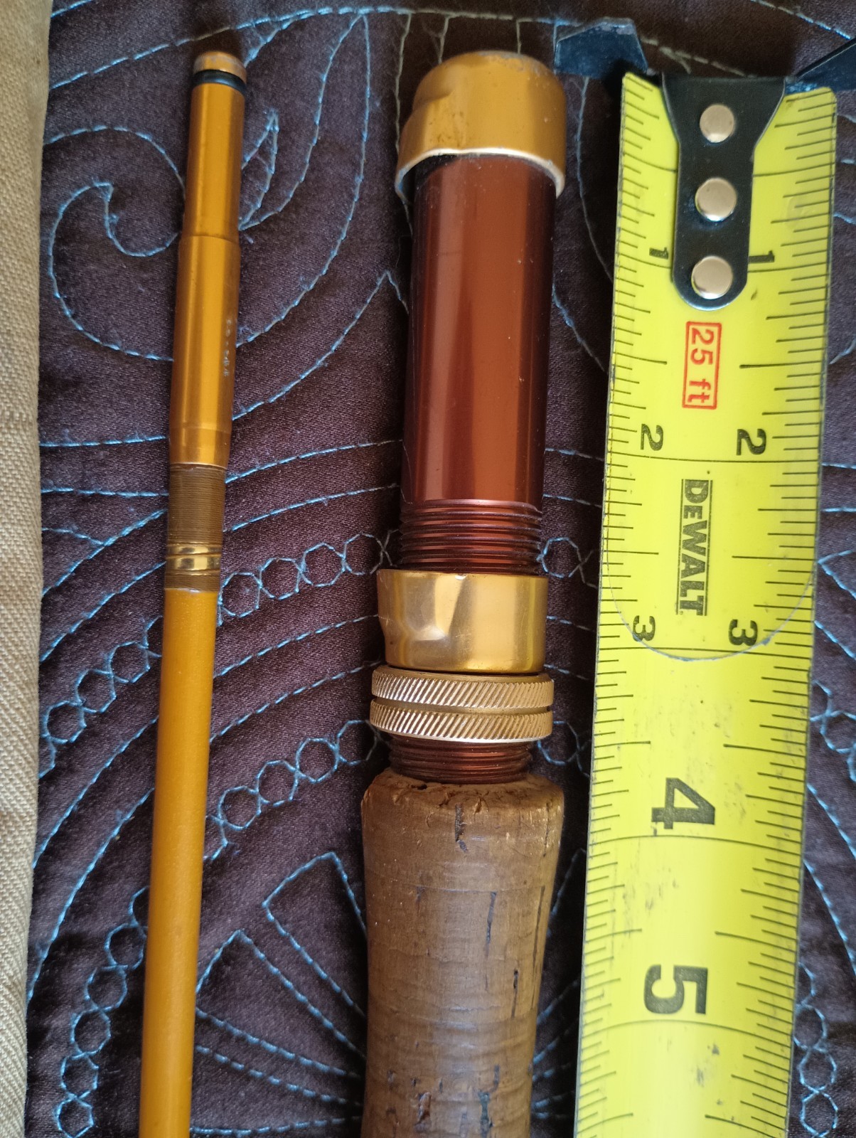Vtg REEDER Earl MFG Co. 2-Piece Fly Rod 8’7” Made Vancouver, WA Tube & Sock