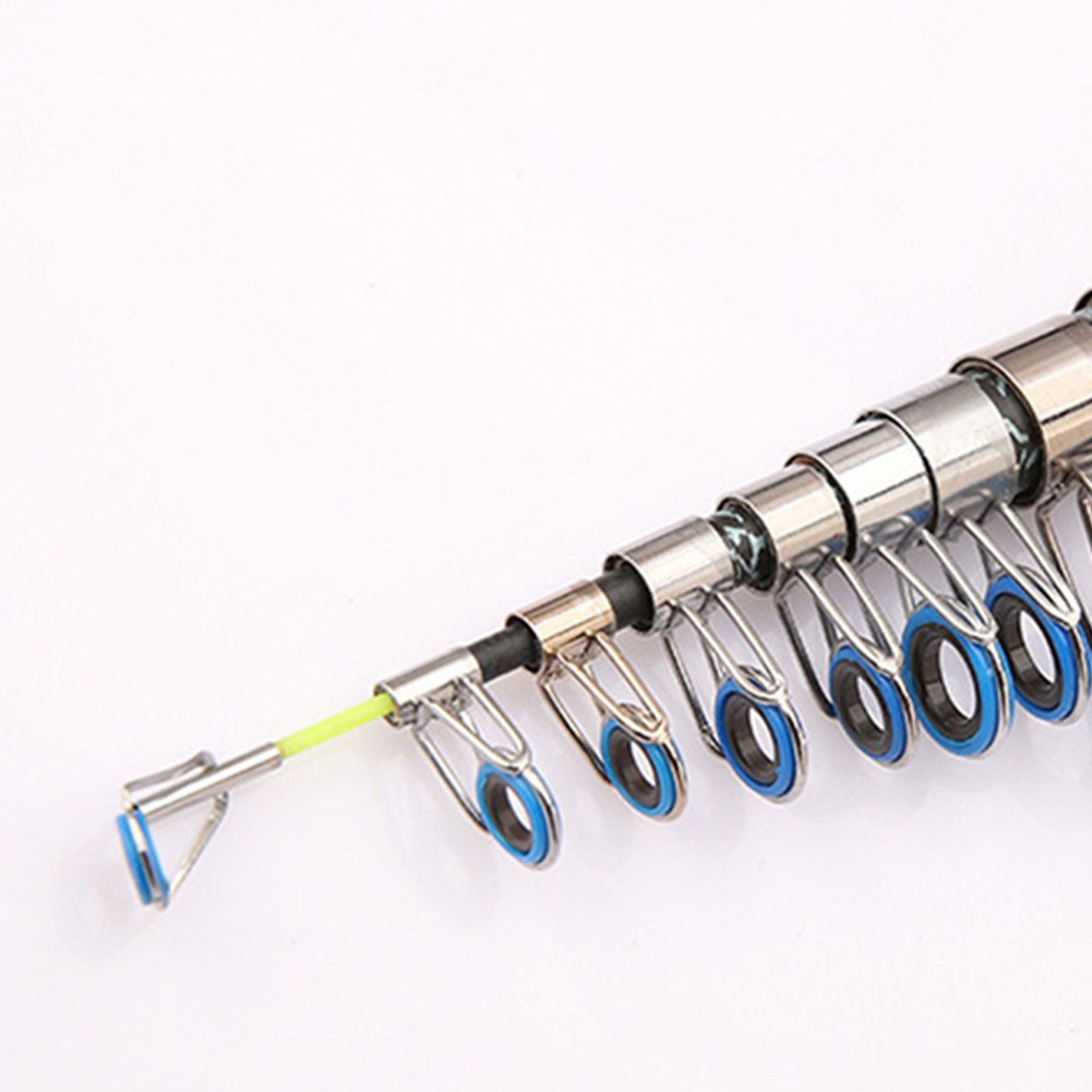 Telescopic Design Portable Fishing Rod Up to 2 4M with Fiberglass Build