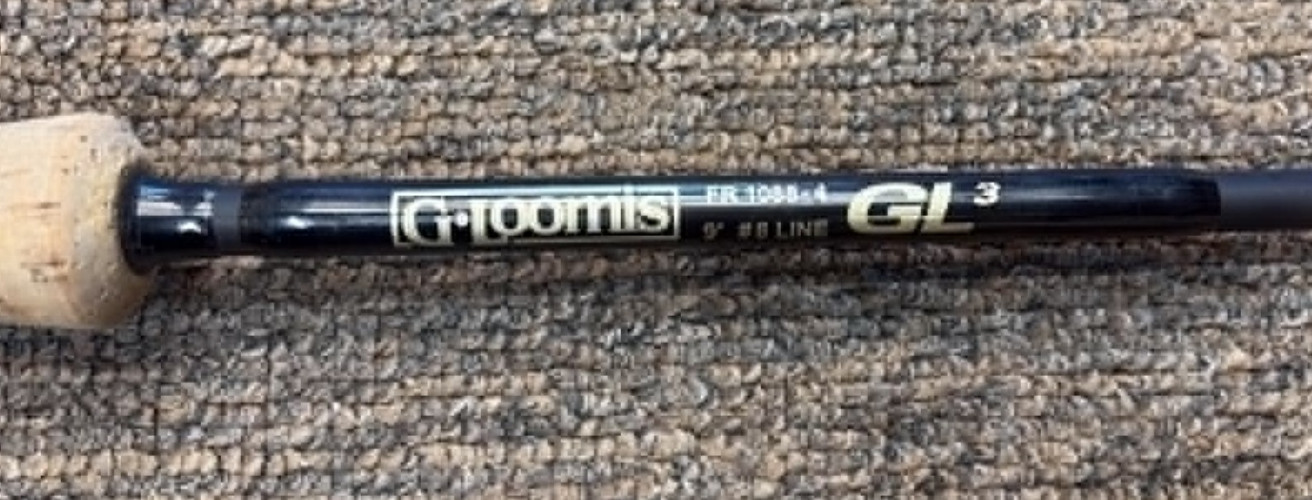 G LOOMIS GL3 9′ 8wt 4pc fly rod FR1088-4 Excellent Condition Free Shipping