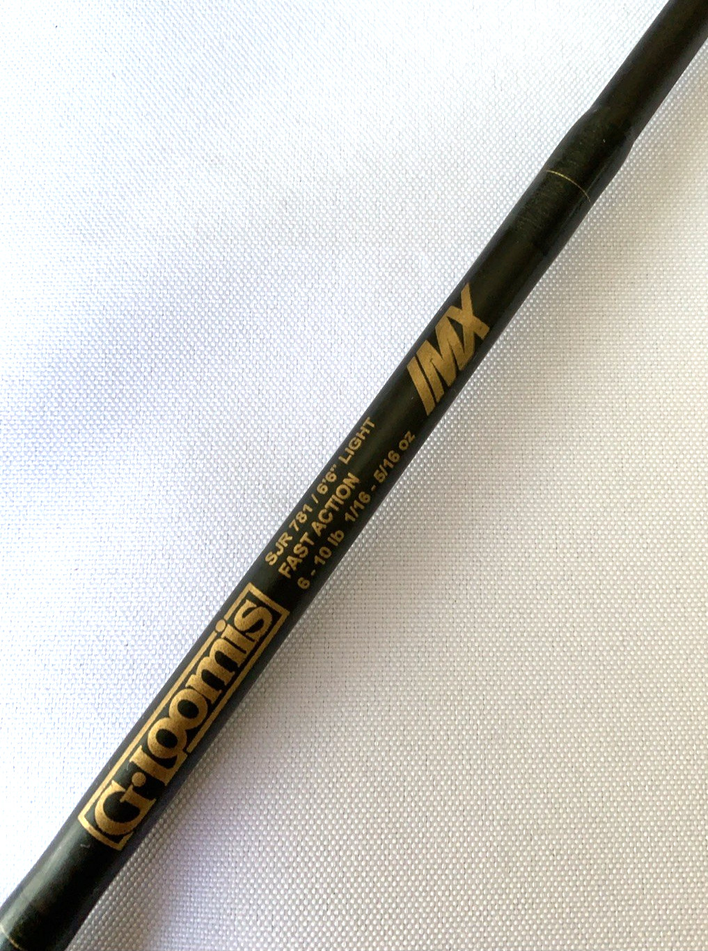 G. Loomis SJR781/6’6” IMX Light Fast Action 6-10Lb Graphite Spinning Fishing Rod