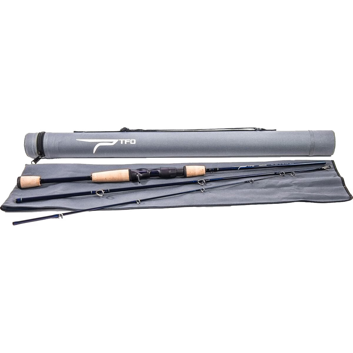 TFO Traveler Casting Rod + Case – 3 Piece One Color, Medium Heavy, 7ft