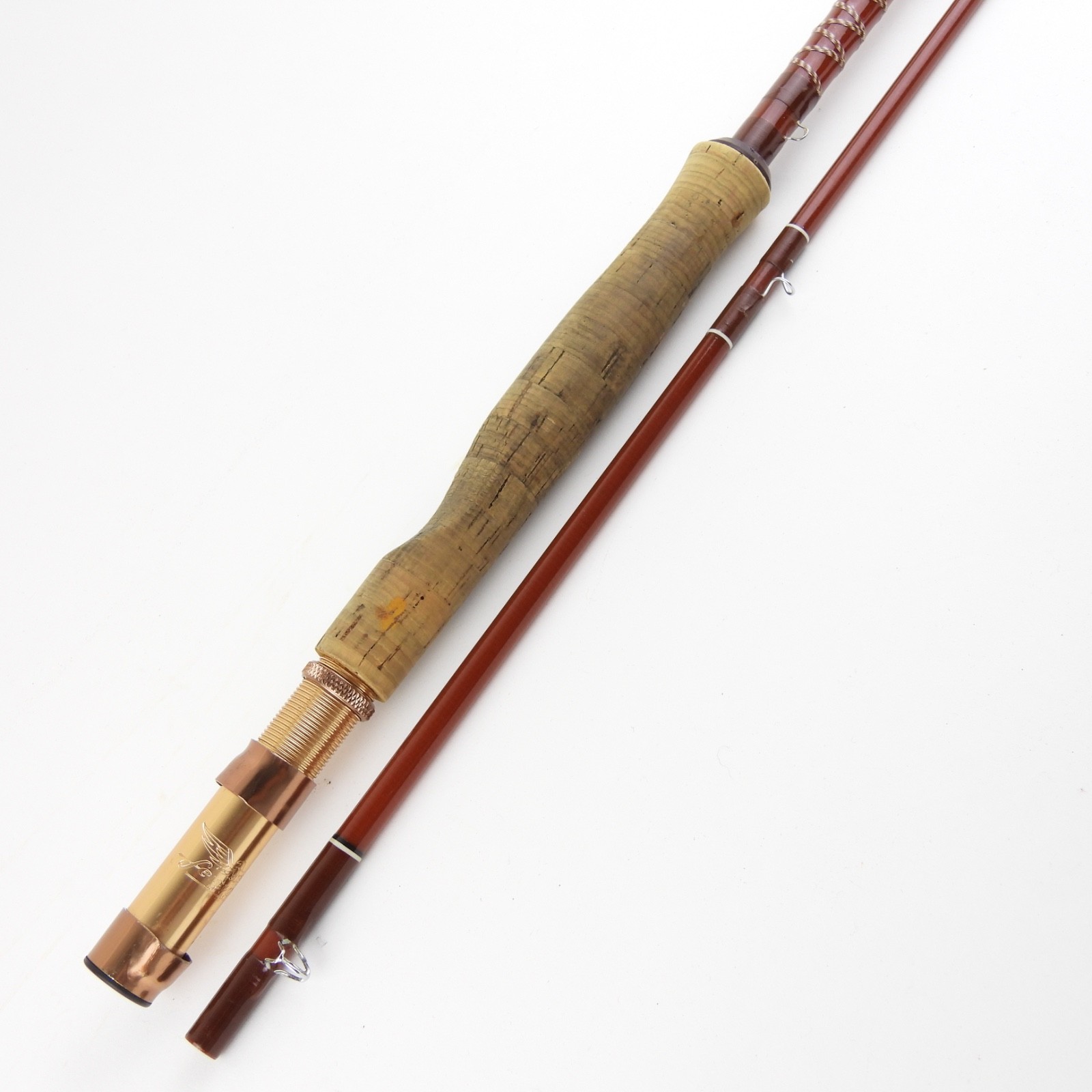 Fenwick FF107 Fiberglass Fly Fishing Rod. 9. 8-9wt. W/ Tube and Sock.