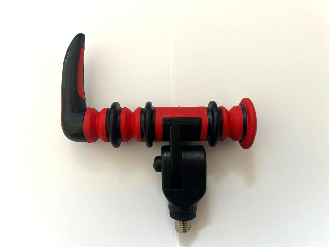 Feeder Fishing Rod Rest Fits Bankstick Quiver Rest One Sided Adjustable RED