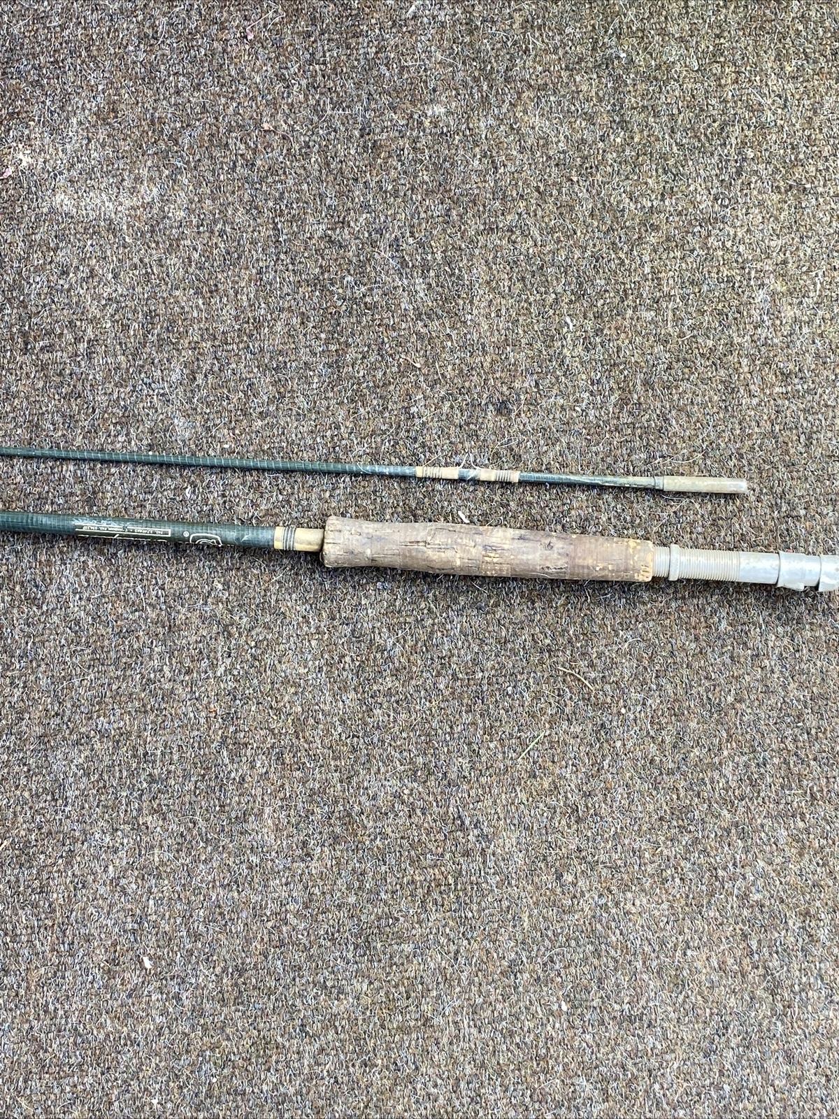 Shakespeare Wonderod Fiber 7 6″ 2-Piece Fly Rod Green Fishing Trout No Reel Bass