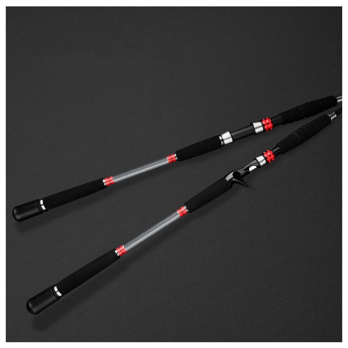 1.6M/5.3FT Saltwater Spinning Fishing Rods Trolling Rods Sea Boat Fishing Pole