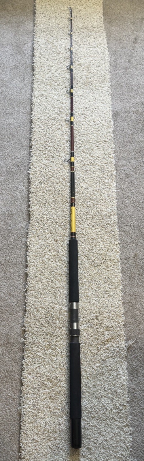 Vintage TruLine TT-65C Conventional Saltwater Fishing Rod….. “Custom”!!!