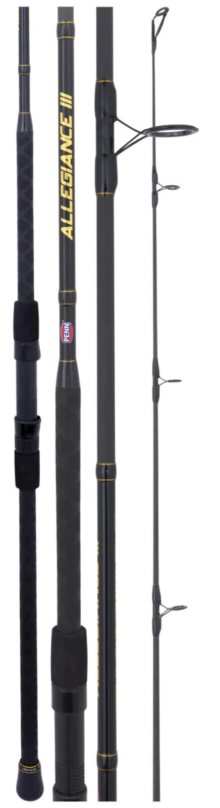Penn Allegiance III Surf Beach Series 3 Piece Spin Fishing Rod 13′ 10-15kg 1303