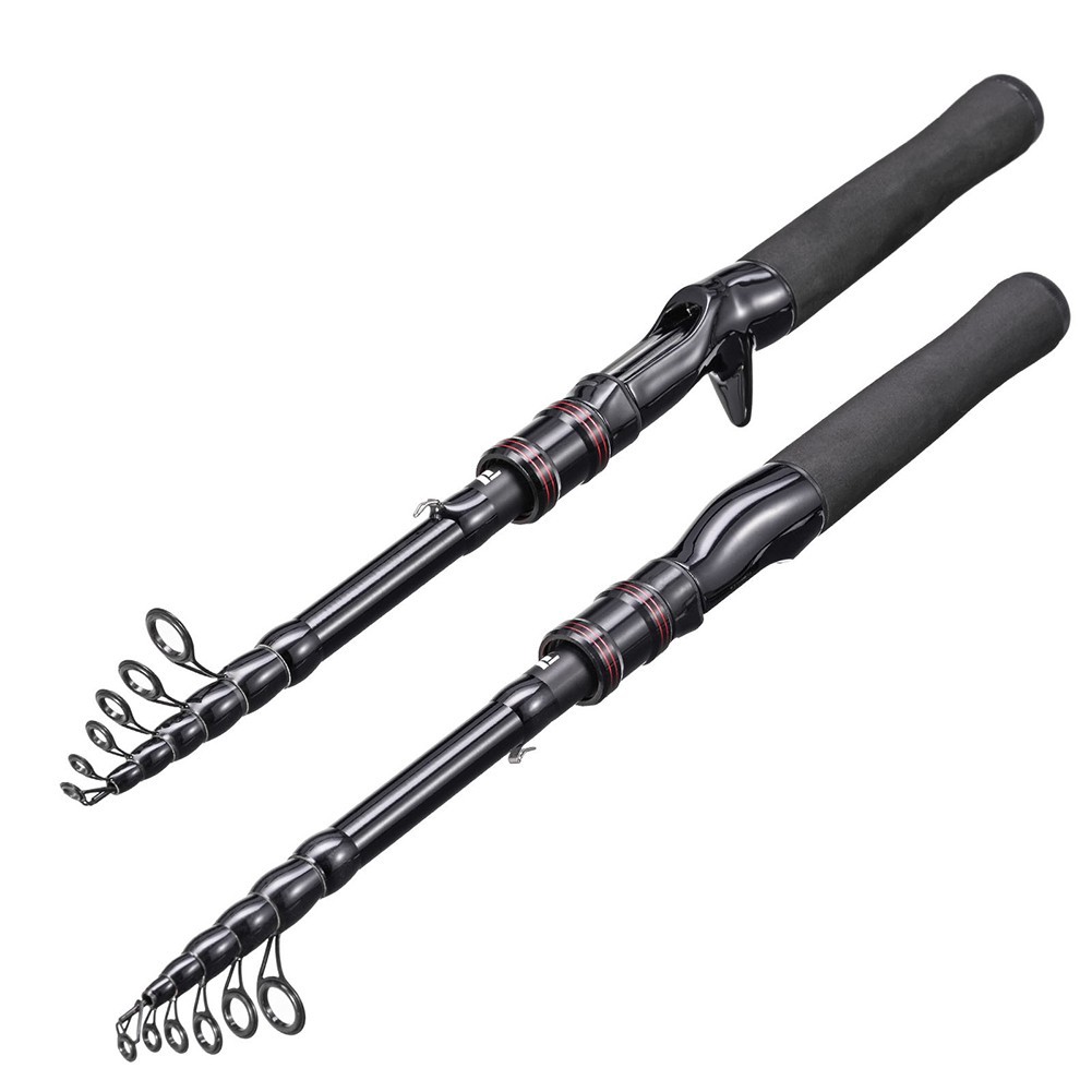 Telescopic Fishing Rod for Various Conditions Carbon Fiber Construction
