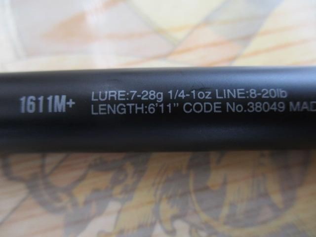 Shimano 18 Poison Adrena 1611M+ Bass Rod Used