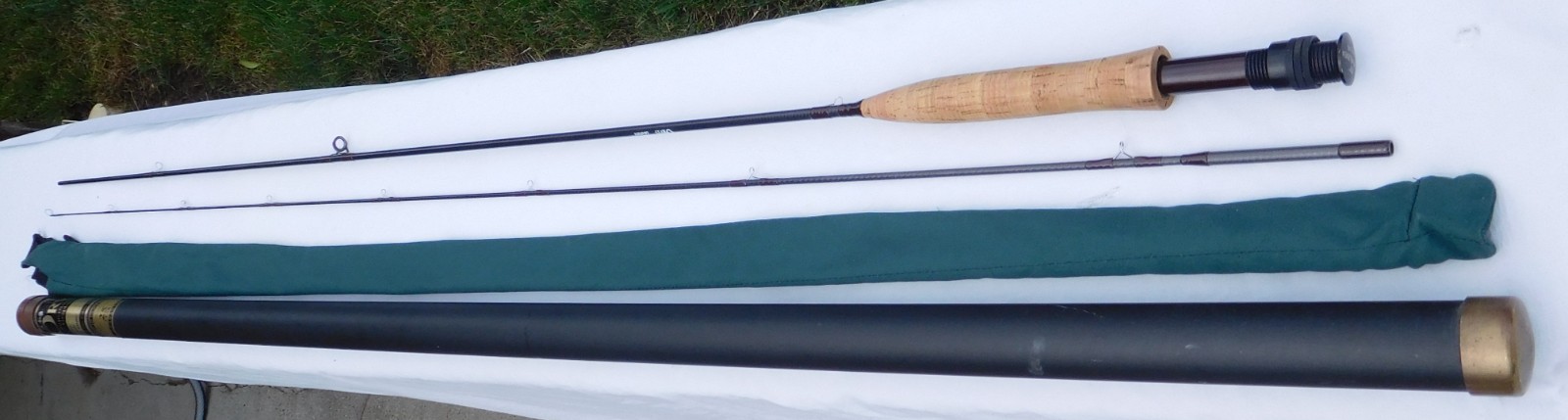 Vintage Orvis 7′-11″ “SEVEN/ELEVEN” 4wt Fly rod w/ Tube & Sock ~ SUPER EXCELLENT