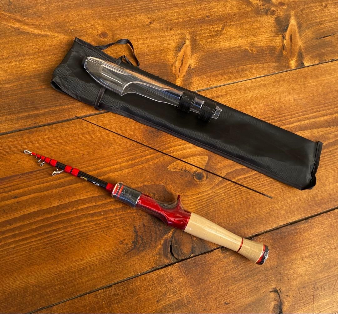 Trout Telescopic Rod 4ft11in Bait Stream & Bass Fishing Cork Grip Used